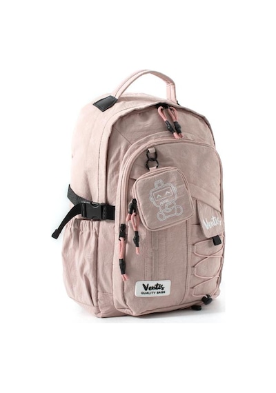 Ventis Cüzdanlı Unisex Okul Çantası Lise Ortaokul Günlük Sırt Çantası 43 30 Cm Vnt9-b Pembe