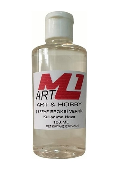 M1 ART Şeffaf Epoksi Vernik 100.ml M1 ART Şeffaf Epoksi Vernik 100.ml