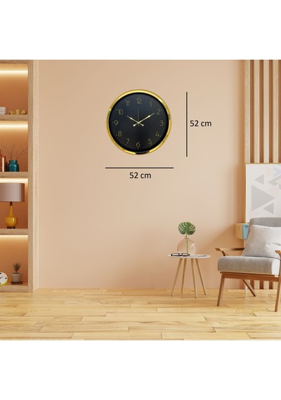 Gold Dekortaif 52 X 52 Cm Duvar Saati