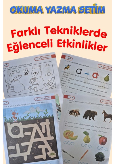 Anetil Tüm Harfler Bol Etkinlikli Okuma Yazma Setim 1. Sınıf