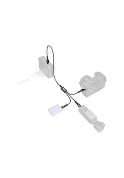 Smallrig 5079 3'ü 1 Arada Usb-c Güç Kablosu 120cm Siyah