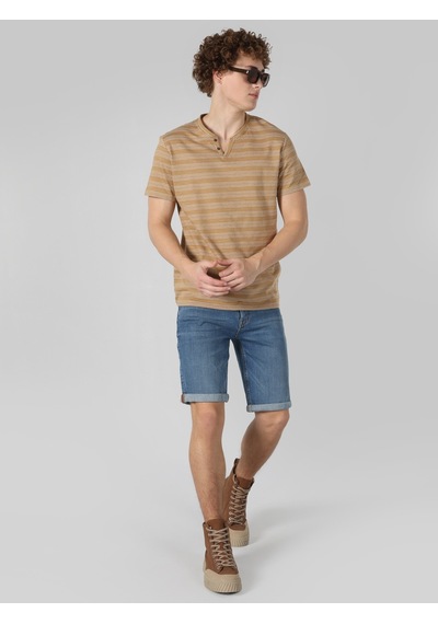 Colin'S Bej Erkek Tshirt K.Kol Cl1062865_Q1.V2_Beı