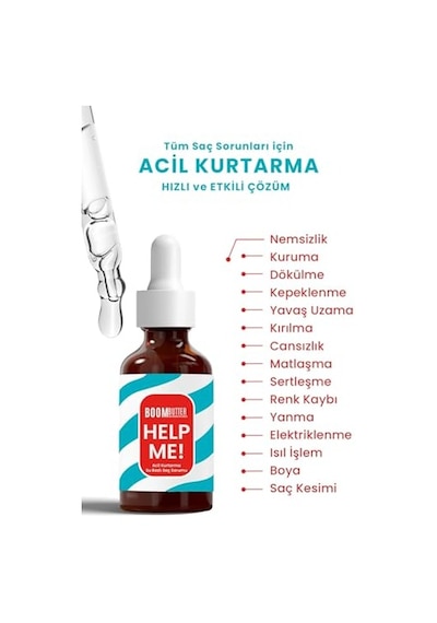 Butter Help Me Acil Kurtarma Su Bazlı Saç Serumu