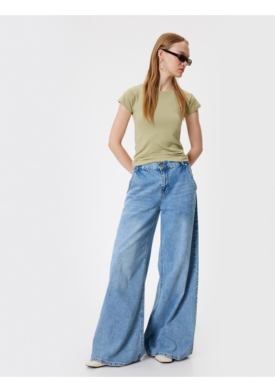 Koton Basic Tişört Bisiklet Yaka Kısa Kap Kol Slim Fit Haki 4sal10853ık Haki Koton Basic Tişört Bisiklet Yaka Kısa Kap Kol Slim Fit Haki 4sal10853ık Haki