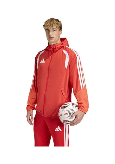 Adidas Tiro26c Aw Jkt Erkek Futbol Antrenman Yağmurluk Kb0142 Kırmızı