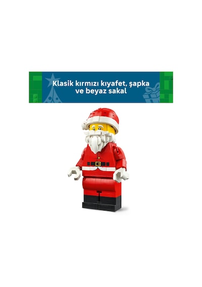 LEGO® Büyük Boyutlu Noel Baba Minifigürü 40820 – 10+ Yaş için Parçalarla İnşa Edilen Yılbaşı Temalı Oyuncak Yapım Seti (761P)