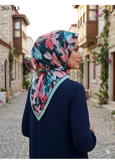 Moonscarfs Moonscarf Soft Pamuk Eşarp 261-113 Çok Renkli