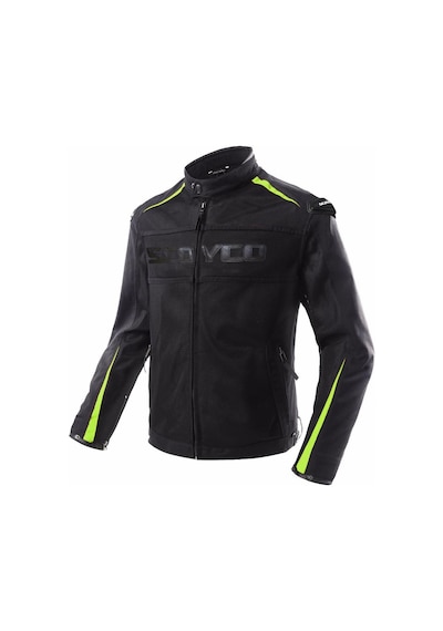 Scoyco Jk63 Yazlık Korumalı Motosiklet Montu Siyah Neon