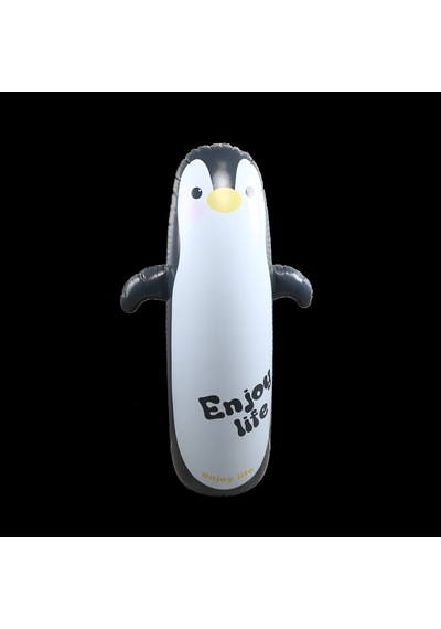120 Cm Şişme Boks Hacıyatmaz Penguen Oyuncak Büyük Boy Denge Oyuncağı Wj013