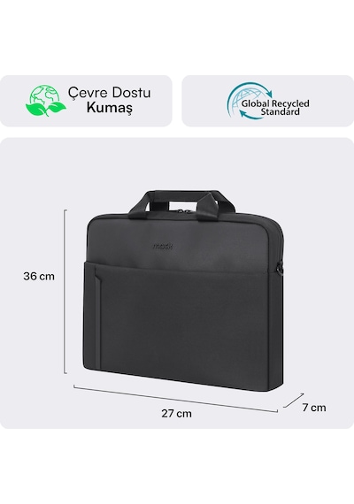 Mack Mce-1711 14.1 Code Eco Notebook Çantası Siyah