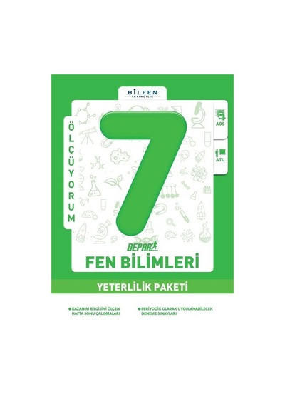 Bilfen Yayınları 7. Sınıf Fen Bilimleri Depar Yeterlilik Paketi Y