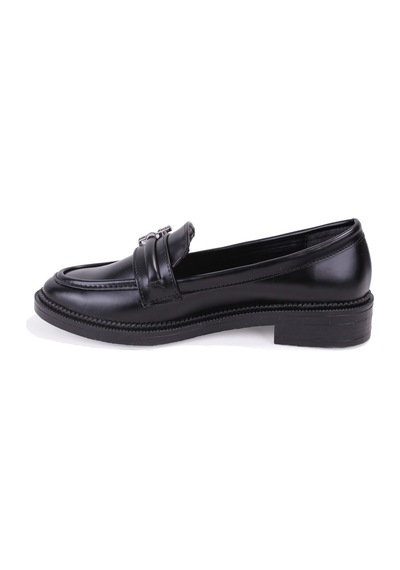 Dagoster Dza07-863705 Siyah Günlük Loafer Kadın Ayakkabı Siyah