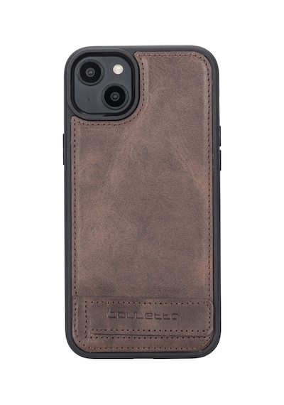 Bouletta Apple iPhone 14 Plus Uyumlu Deri Standlı Arka Kapak Tn3