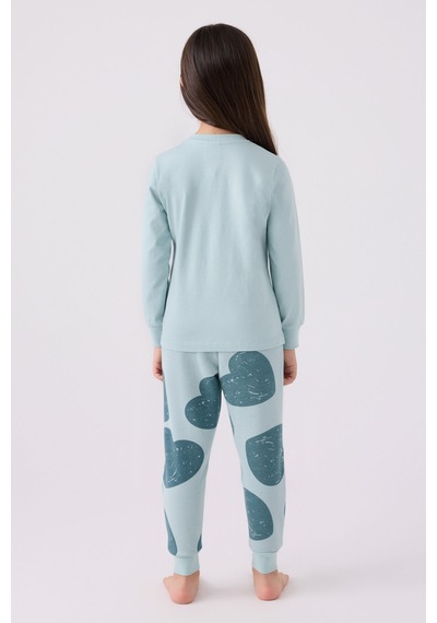 Rolypoly Kız Çocuk Mavi Pijama Takımı Rp3470-c-v2 Mavi