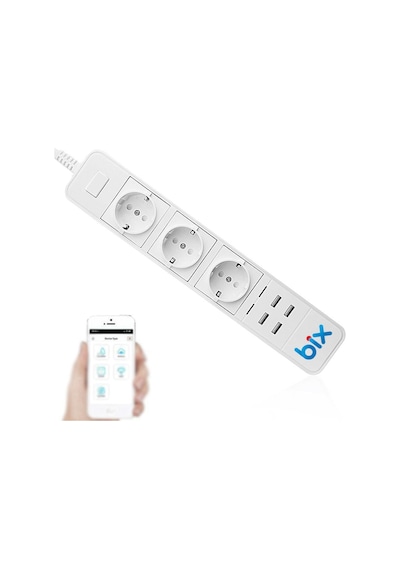 Bix Akım Korumalı Hızlı Şarj Özellikli Wifi Akıllı Priz