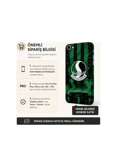 Sakaryaspor Tüm Telefonlara Uyumlu Kaplama Sipariş Sonrası Marka Ve Modelinizi İletiniz