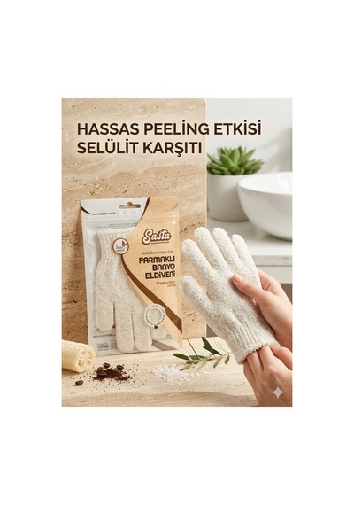 Pamuk Banyo Eldiveni Hassas Ciltler İçin