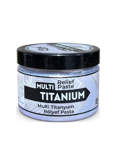 Rich Multi Titanyum Rölyef Pasta 150 Ml Gümüş