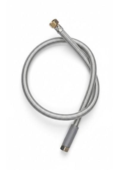 2 ½ ½ 100 Cm Pvc Kaplı End. Spral 700 Tl Beyaz - Krom