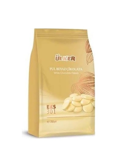 Ülker Beyaz Fildişi Pul Çikolata EKS 301 2500 G