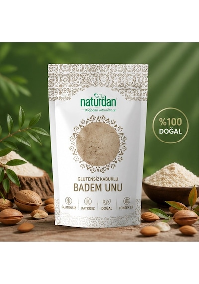 Glutensiz Kabuklu Badem Unu - 3 Kg