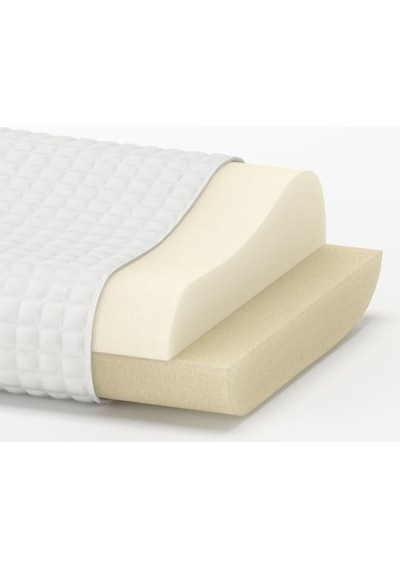 Ergonomik Yastık 33x50 Cm Yan/sırt Üstü Uyuyanlar İçin Beyaz Yastık-adet Beyaz