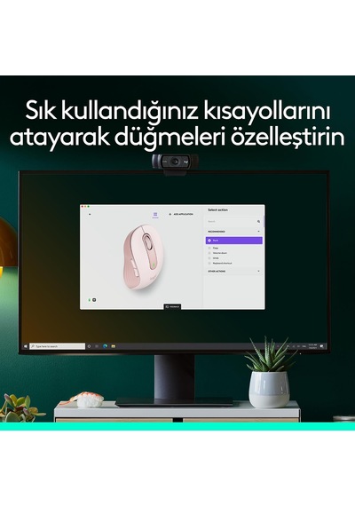 Signature M650 Kablosuz Mouse, Küçük Ve Orta Boy Sağ El İçin, 4000 Dpı, Sessiz, Bluetooth, Logi Bolt Usb Alıcı, 2 Genel