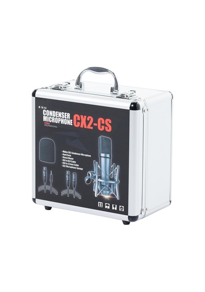 Midex Cx2 Yüksek Kaliteli Condenser Stüdyo Ses Kayıt Mikrofon Seti Geniş Diyafram