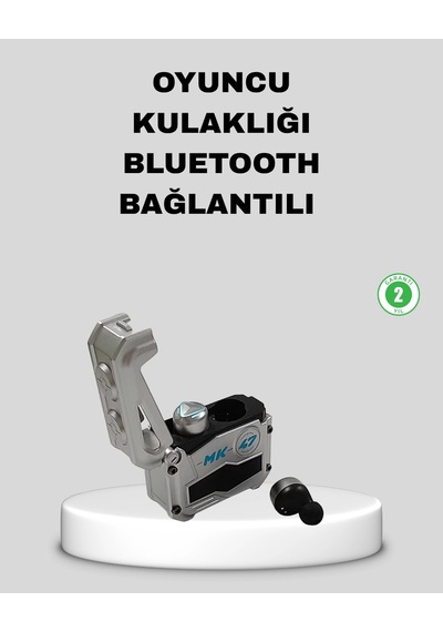 Mey İthalat Ipx5 Su Geçirmez Kablosuz Bluetooth Kulaklık Powerbank Şarj Kutulu, Düşük Gecikmeli Oyun Modu Diğer