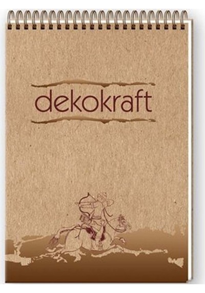Keskin Color Bloknot Spiralli Dekokraft A5 80 Yp Çizgili