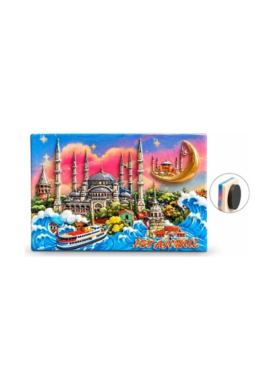İstanbul Temalı Polyester Magnet Alk5877