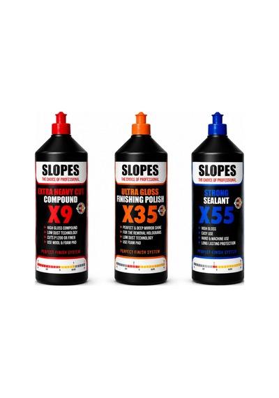 Slopes X9 Extra Kalın X35 Hare Ve X55 Boya Koruma Seti 1 Lt