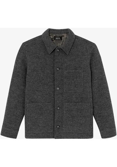 A.p.c Emile Heather Lüks Italyan Yün Gömlek - Ceket Gri