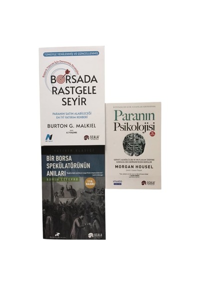 Paranın Psıkolojısı + Borsada Rastgele Seyır + Bır Borsa Spekulatorunun Anıları 3 Set