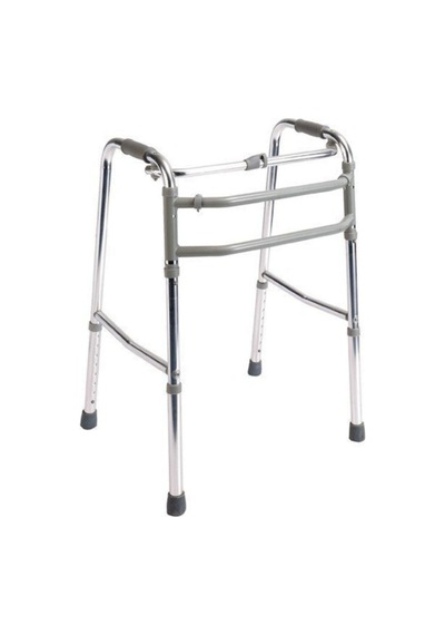 Alüminyum Walker Yürüteç Ithal 25mm Alüminyum Profil Çift Barlı Yükseklik Ayarlı