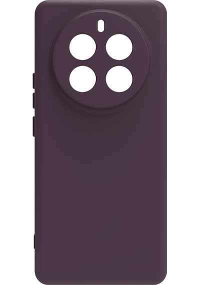 Realme 12 Pro Kılıf Kamera Korumalı Silikon Rubber Arka Kapak Mor