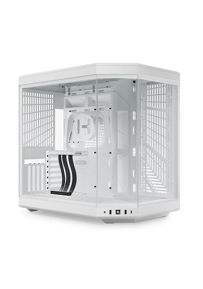 Hyte Y70 Snow White Temperli Cam Usb 3.2 E-atx Dual Chamber Mid Tower Bilgisayar Kasası