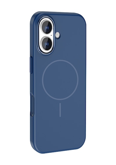 Apple Uyumlu iPhone 17 Kılıf M-safe Şarj Özellikli Metal Kamera Çerçeveli Zore Edi Silikon Kapak - Mor Mor