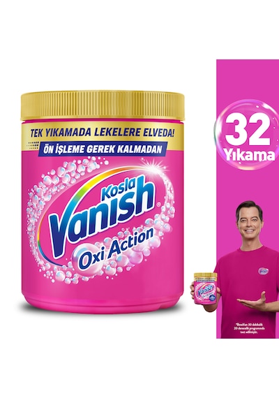 Vanish Oxi Action Renkliler İçin Deterjan ve Leke Çıkarıcı Toz 970 G