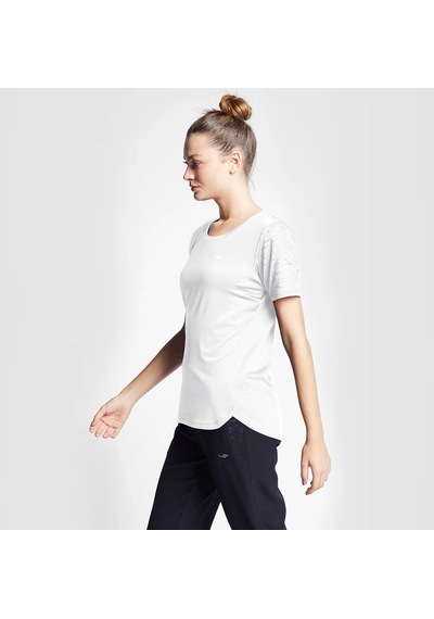 Lescon Kadın Antrenman Kısa Kollu T-Shirt 24B-2018 24Btbp002018-Beyaz