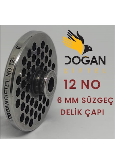 Doğan Çiftel Kıyma Makinesi Aynası No: 12 / 6 Mm