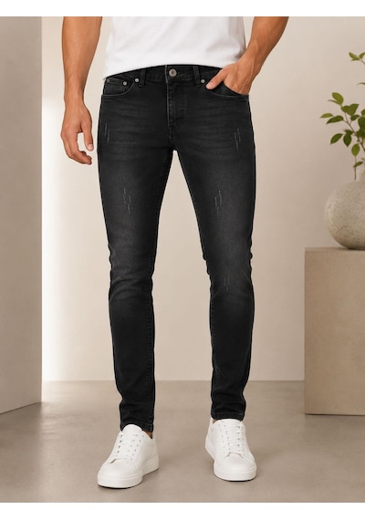 Classics Men Lion Life Erkek Slim Fit Jean Pantolon - 7692 Füme