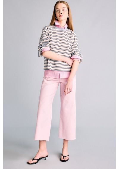 Defacto Culotte Yüksek Bel Gabardin Pantolon C7535ax26smpn47 Pembe-pn47