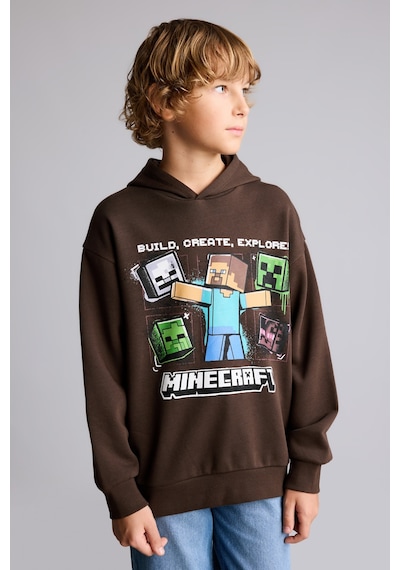 Defacto Minecraft Lisanslı Baskılı Kapüşonlu İçi Yumuşak Tüylü Kalın Sweatshirt Kumaşı Sweatshirt Erkek Çocuk I3311a826wnbn603 Kahve-bn603 Defacto Minecraft Lisanslı Baskılı Kapüşonlu İçi Yumuşak Tüylü Kalın Sweatshirt Kumaşı Sweatshirt Erkek Çocuk I3311a826wnbn603 Kahve-bn603