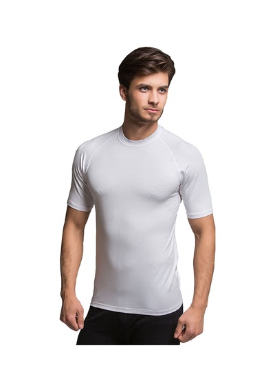 Thermoform Bambu Erkek Bisiklet Yaka Tişört Kısa Kollu Fanila Atlet Beyaz 3'lü Paket Çok Renkli Thermoform Bambu Erkek Bisiklet Yaka Tişört Kısa Kollu Fanila Atlet Beyaz 3'lü Paket Çok Renkli