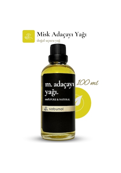 Sabunal Misk Adaçayı Yağı 100 ML - Aromaterapi ve Cilt Bakım Yağı