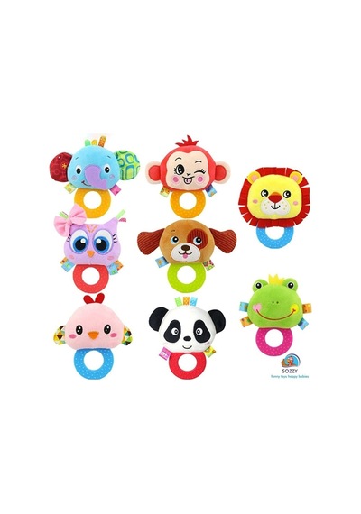Toys Çıngıraklı Dişlik Maymunum Szy209 - Pembe Rengarenk Çok Renkli