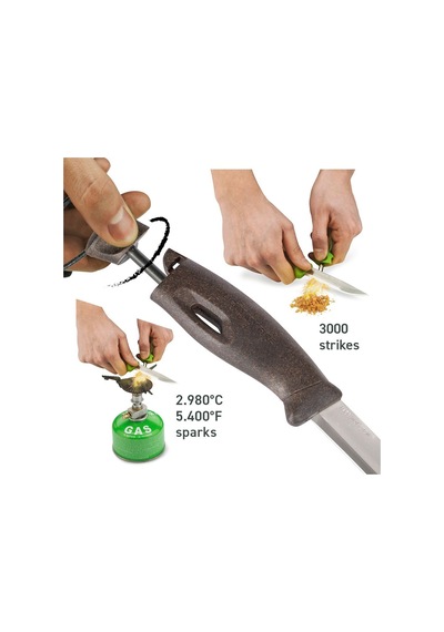 Morakniv Bushcraft  Lmf Ateş Başlatıcılı  Kamp Bıçak Mor