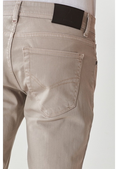 AC&Co / Altınyıldız Classics Altinyildiz Classics Erkek Taş 360 Derece Her Yöne Esneyen Slim Fit Dar Kesim Pamuklu Rahat Pantolon 4A1400000101TAS58 Taş