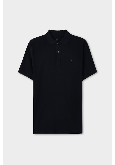 D's Damat Ds Damat Regular Fit Siyah Pike Dokulu %100 Pamuklu T-shirt 4hc140211213m 001
